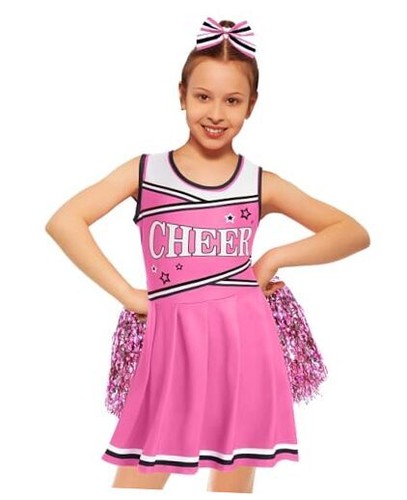 Cheerleader Costume Set Cheerleading Outfit Cheer Uniform Dress Cosplay for