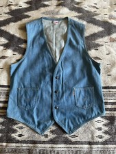 Vintage Levi's Orange Tab Denim Vest Size M 70's 80's Made In USA 100 Cotton