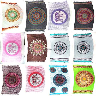 lot of 10 rayon mandala sarong symbol of unity completeness perfection