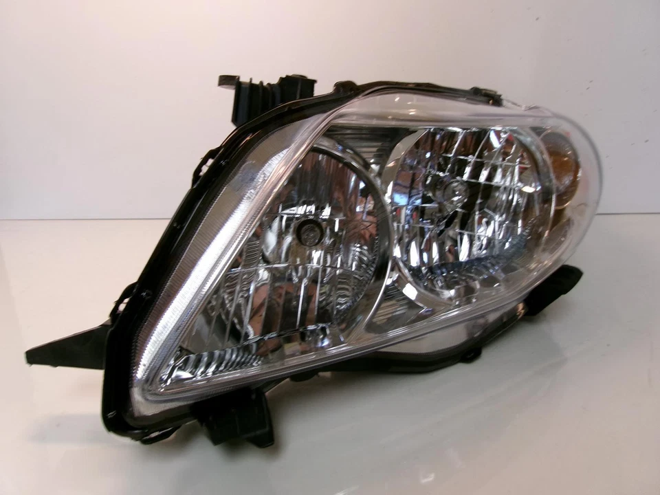 Fits 2009 2010 Toyota Corolla Driver Lh Halogen Headlight - CAPA - Image 3 of 4