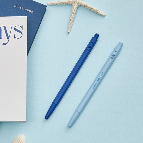 NEW Monami - 153 Ocean High Quality Ballpens Black Ink Ball Point Pen 0.7mm - Picture 4 of 5
