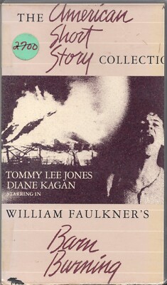 Barn Burning VHS movie William Faulkner American Short Story Tommy Lee Jones