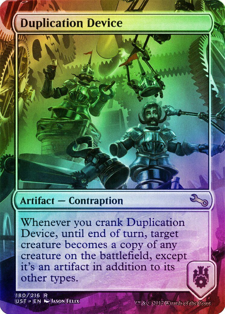 MTG:  4X Duplication Device - 180/216 - Unstable - FOIL -  New - NM/M