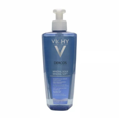 VIchy DERCOS Mineral Soft Fortifying Shampoo 400ml (13.52oz).