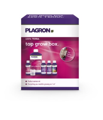 Plagron Top Grow Box Starterset 100% Terra Grow + Bloom Düngerset