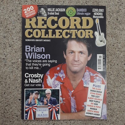 Record Collector Brian Wilson Duran Duran The Clash Stone Roses Crosby & Nash F