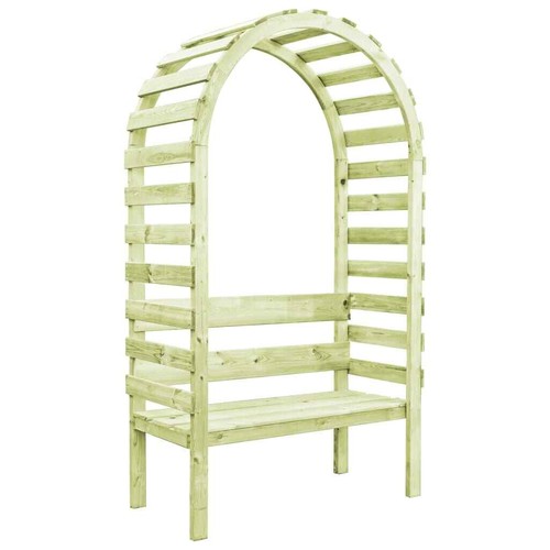 Pergola Gartenpergola Rosenbogen Rankgitter Sitzbank Holzbogen Torbogen Holz - Bild 5 von 32