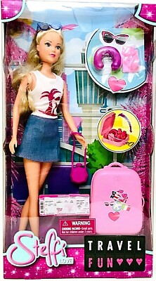 Simba Toys Steffi Love Travel Fun London To Paris 11.5 Inch Doll & Accessories