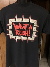 Original 1991 Legion Of Doom What A Rush Shirt Hawk Animal WWF WCW WWE (no Tags)