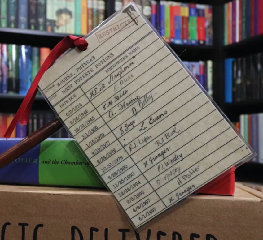 Accio! Magic Delivered Hogwarts Restricted Section Library Card ...