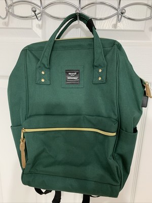 Himawari Laptop Backpack USB Travel Bag Tote Purse Luggage Green