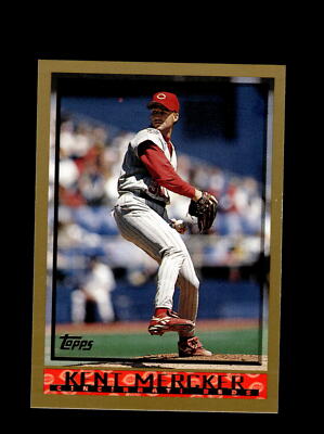 Kent Mercker Reds Cincinnati Reds Kent Mercker #124 Topps Baseball Near Mint or Better ...