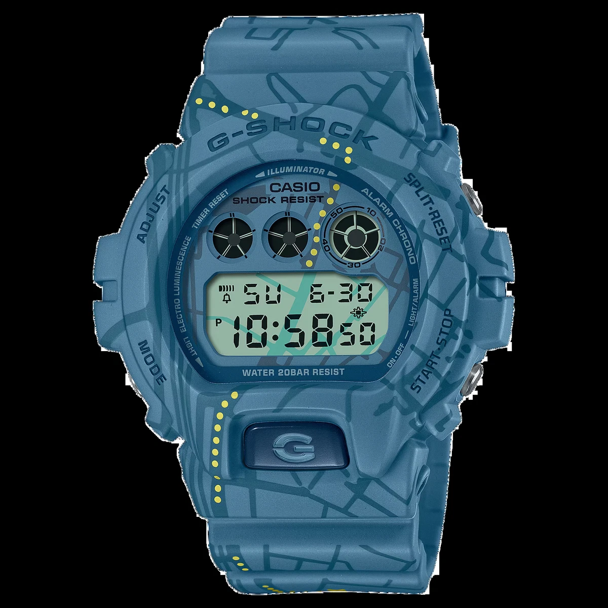 Casio G-Shock DW-6900SBY-2 Blue Treasure Hunt Limited Series
