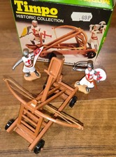 Vintage Timpo Original Box inklusive Katapult + Crusadersbe selten ex con