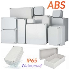 Waterproof White Plastic Project Enclosure DIY Electrical Junction Box Dustproof