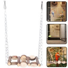 Parrot Rope Swing Hanging Toy Bird Platform Toys Perches Parrots