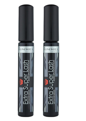 Rimmel Extra Super Lash Mascara Black 0.27 Ounce (Pack of 1), 