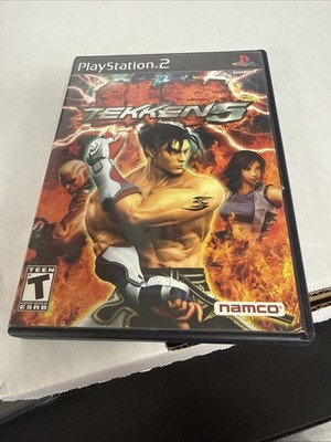 Tekken 5 (Sony PlayStation 2, 2005) Game Case & Artwork UNTESTED