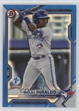 2021 Bowman Draft 1st Edition Blue Foil 2/150 Miguel Hiraldo #BD-98 1ds9