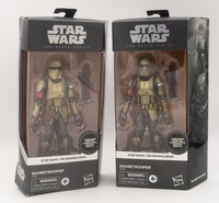 2X Star Wars The Mandalorian Black Series Carbonized Actionfigur Shoretrooper