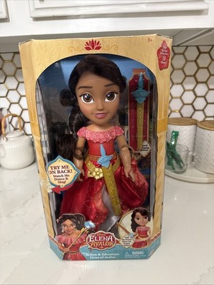 Disney ELENA OF AVALOR Action & Adventure 14'' DOLL Singing & Dancing NEW In Box