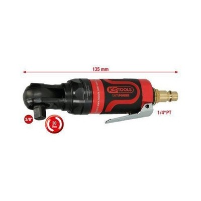 3/8 Zoll SlimPOWER Mini-Druckluft-Umschaltratsche 30Nm KS TOOLS 515.5510