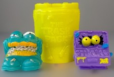 The Trash Pack Series 5 Wave 1 2 Figures W/Bin Set Of 3 Trash Top Moose