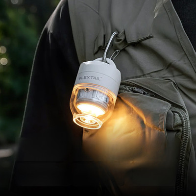 FLEXTAIL Mini Air Pump 3X Portable Camping Lantern 5KPa 300L/Min Mat 2.4oz/68g
