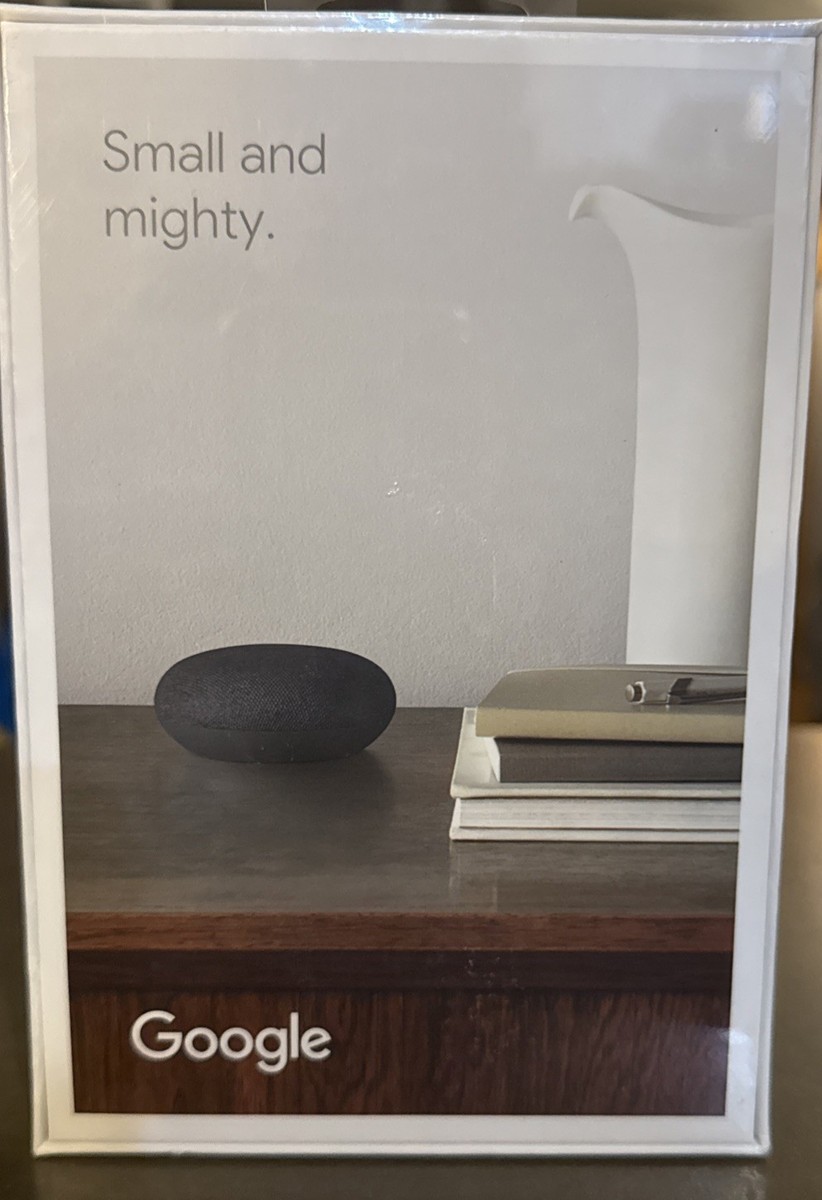 Google Nest Mini (2nd Generation) Smart Speaker - Charcoal for