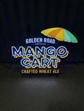 🔥 Mango Cart Golden Road Brewing Beer LED Bar Sign Light Not Neon Or Tap Handle