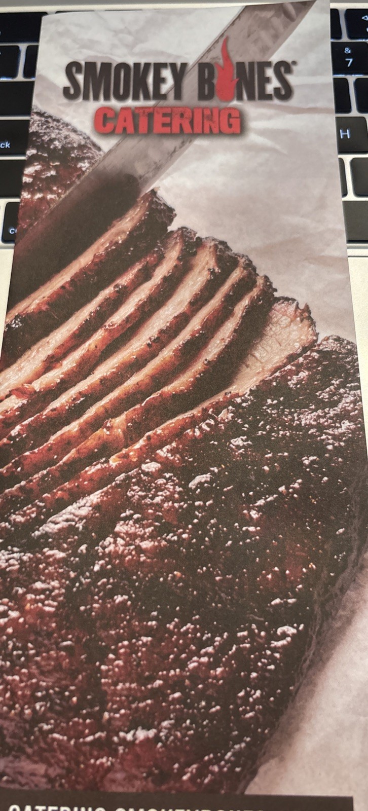 Vintage RESTAURANT  SMOKEYBONES  Menu Tampa Bay Florida Smokey Bones