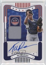 2024 Stars and Stripes Materials Signatures Taytum Reeves (Blue Ink) Auto tj1