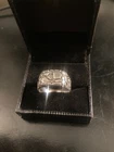 Mens Vintage Chunky Sterling Silver Size 11.25 Nugget Ring .925 1970's 11.5gram
