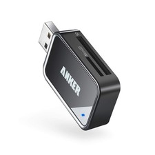 Anker USB 3.0 Micro SD Card Reader, 5Gbps 2-in-1 A Black