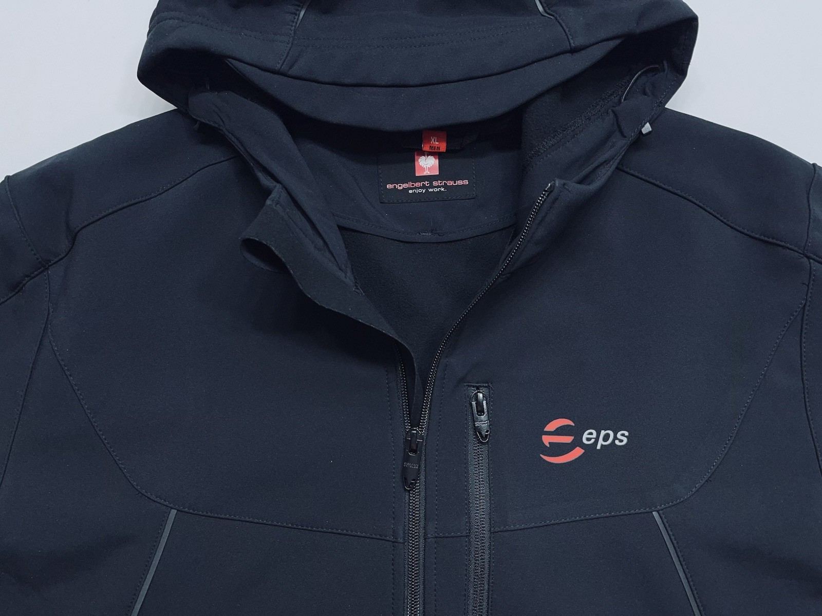 Engelbert Strauss Softshell Work Jacket Mens XL H… - image 4