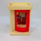 Phone Booth #997 Village Vintage Fisher Price Little People Telephone