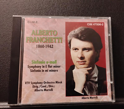 Alberto Franchetti Sinfonie E-Moll/Sinfonia CD C.I.M.E.