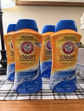 (4) 45 Oz. Clean Scentsations In Wash Scent Booster Laundry Purifying Waters