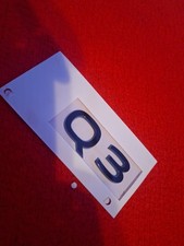 Original Audi Q3 Schriftzug Modellbezeichnung Emblem Black Edition schwarz