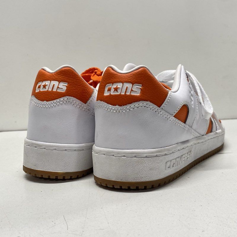 Converse White/orange Solid Low Top Athletic Snea… - image 6