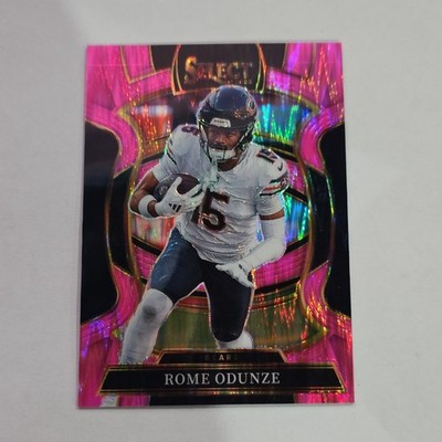 Panini 2025 Select Rome Odunze Concourse Pink Prizm #74 Chicago Bears
