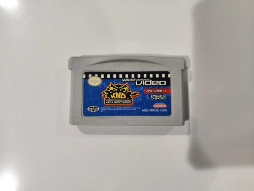 GBA VIDEO: CODENAME: KIDS NEXT DOOR VOLUME 1 NINTENDO GAMEBOY ADVANCE SP