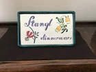 Stangl Pottery Tulip/Garden Flower Dealer Display Sign