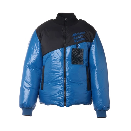 LOUIS VUITTON（LV） Louis Vuitton STAPLES EDITION 23SS Piumino Nylon 52 Uomo Blu x Nero RM23