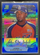 2005 Bowman Draft Picks &amp; Prospects Josh Barfield Blue /150 #BDP138 Padres