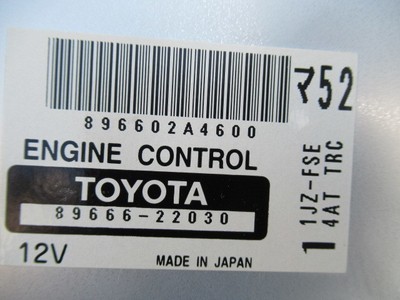 Toyota Mark II JZX110 Engine Control Unit ECU 1JZ-FSE 4AT 2WD