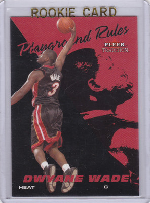Dwyane WADE ROOKIE CARD 2003/04 Fleer Tradition RC Basketball