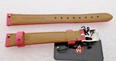 Cinturino Grosgrain Michele Nuovo Cinturino Originale Michele 12mm Rosa Chiaro Grosgrain - Nuovo Con Etichette, Per Orologi Donna Minerva Watch Cinturino Grosgrain Michele Nuovo Cinturino Originale Michele 12mm Rosa Chiaro Grosgrain - Nuovo Con Etichette, Per Orologi Donna Minerva Watch