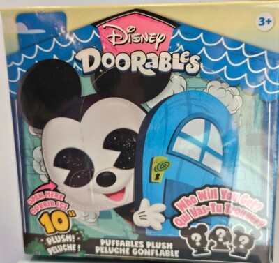 New &  Factory Sealed DISNEY DOORABLES Mickey Mouse Themed 10'' Puffables Plush