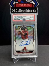 2023 Bowman Chrome Cristofer Torin 1st HTA MOJO Refractor Auto /150 PSA 10